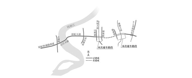 未来从富阳到萧山 一条路直通!杭州彩虹快速路部分路段通车试运行