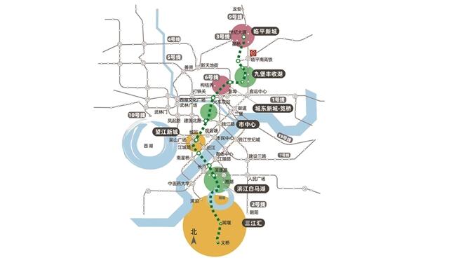 杭州地铁18号线线路图图片