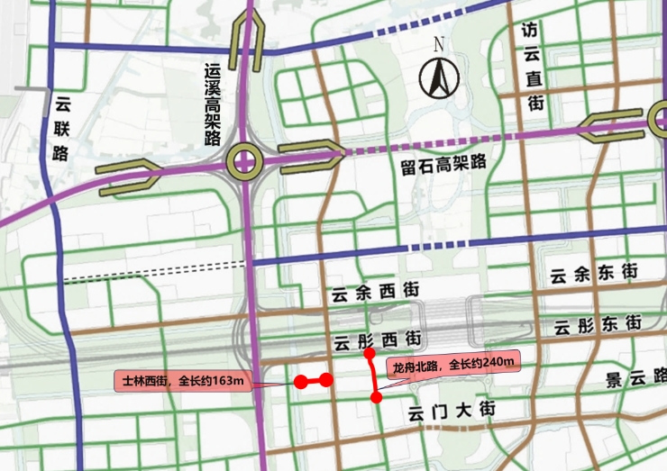 好消息！杭州西站枢纽新开工两条道路