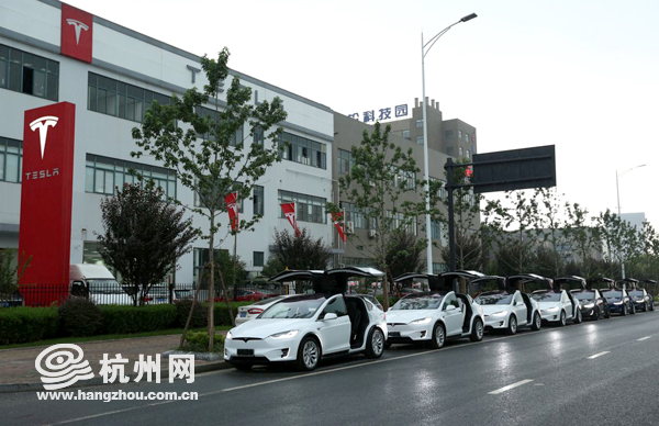 杭州新能源车政策 特斯拉Model X 朱晓彤 杭州车主 杭州网