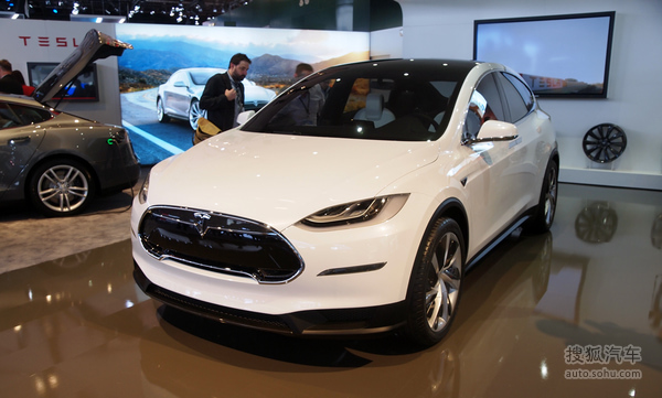 Tesla Model X北美车展实拍