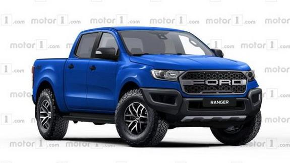 爆福特Ranger Raptor假想图 2019年推出