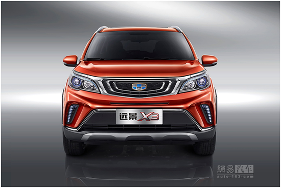 小型SUV/三季度上市 吉利远景X3实车曝光